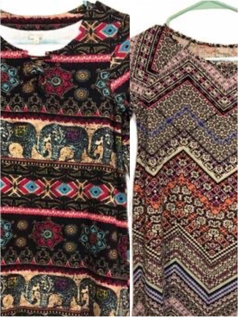 Mudd Multicolor Girls' Patterned Casual Dress Bundle (2 items)
